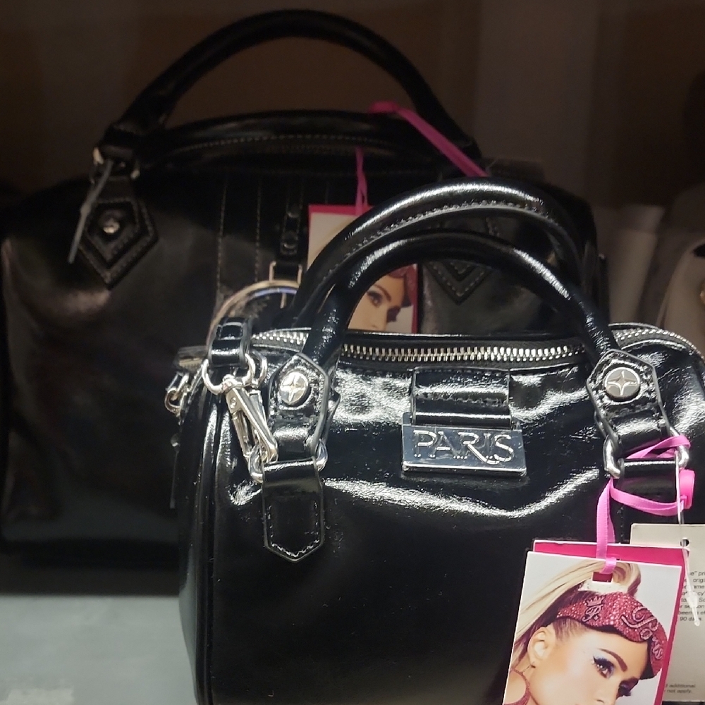 Paris Hilton Black Satchel Bag